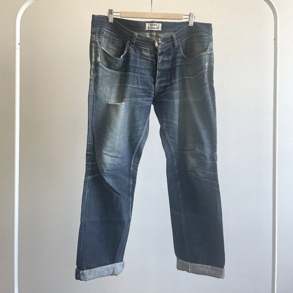 Acne Studios - Roc Raw - raw/distressed denim - 36/34 - Picture 1 of 4
